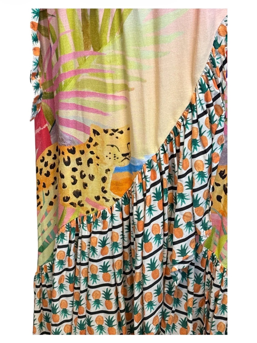 NWOT - Farm Rio Tropical Wrap Maxi Dress - Picture 9 of 9